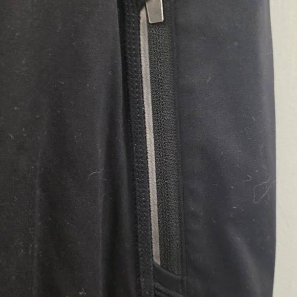 Athleta Rainier Tight XS Black Reflective Running Leggings Zip Pocket - Picture 3 of 10